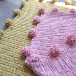 Wholesale with 5Pcs Square Soft Handmade Cotton Yarn Crochet Rug