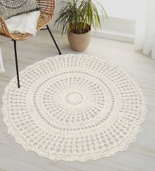 Anti Slip Handmade Accent Rugs 2Pcs